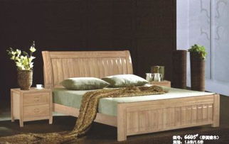 专业橡木实木床具生产 品质与价格的双重保障